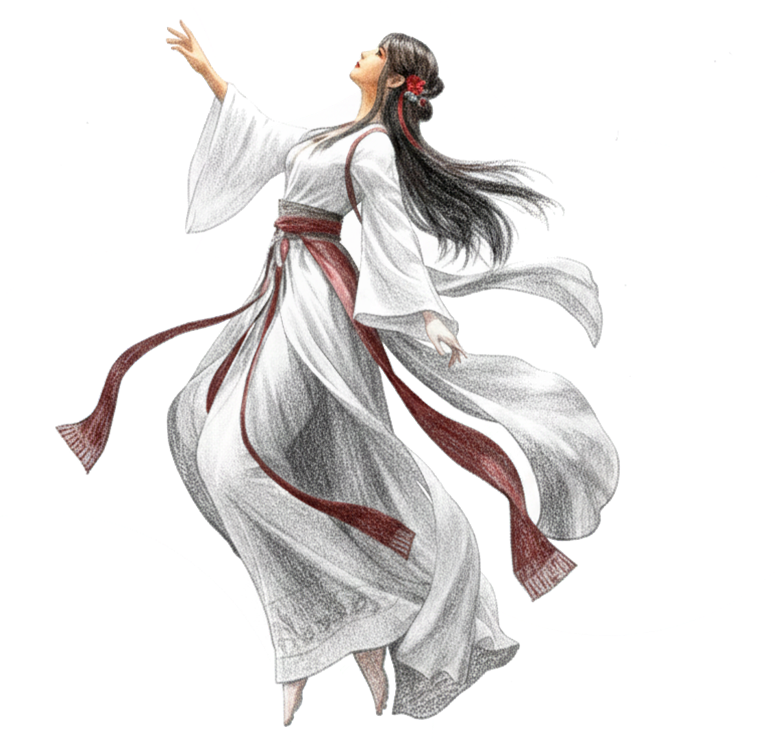 Flowing Figure Illustration